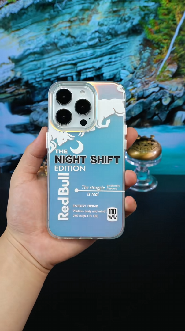 Red Bull Night Shift Blauw/Oranje